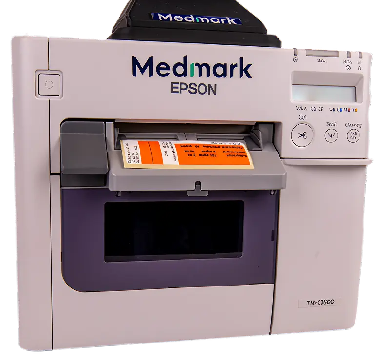 Medmarks skrivare används i digitaliserad vård för säker läkemedelshantering och effektiva arbetsflöden.
